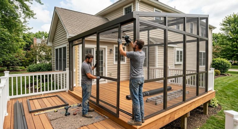 Deck Enclosure Construction in Longmont, CO