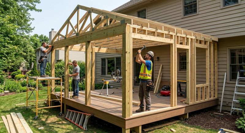Deck Enclosure Construction in Chattanooga, TN
