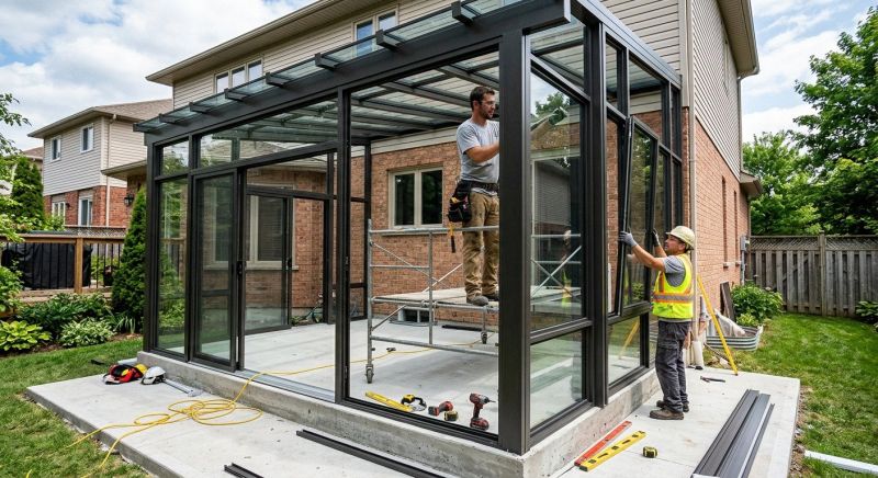 Enclosed Patio Installation in Chattanooga, TN