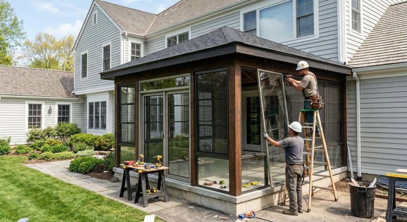 Enclosed Porch Installation in Knoxville, TN