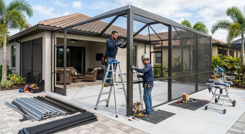 Lanai Enclosure Installation in Charlotte, NC