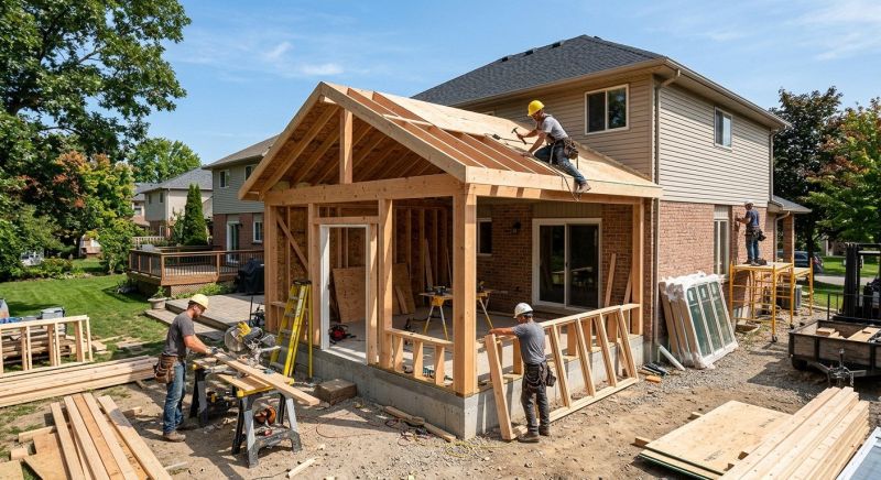 Sunroom Addition Construction in Charlotte, NC