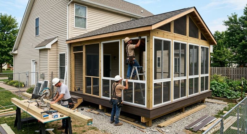 Deck Enclosure Construction in Knoxville, TN