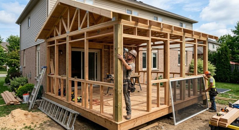 Deck Enclosure Construction in Asheville, NC