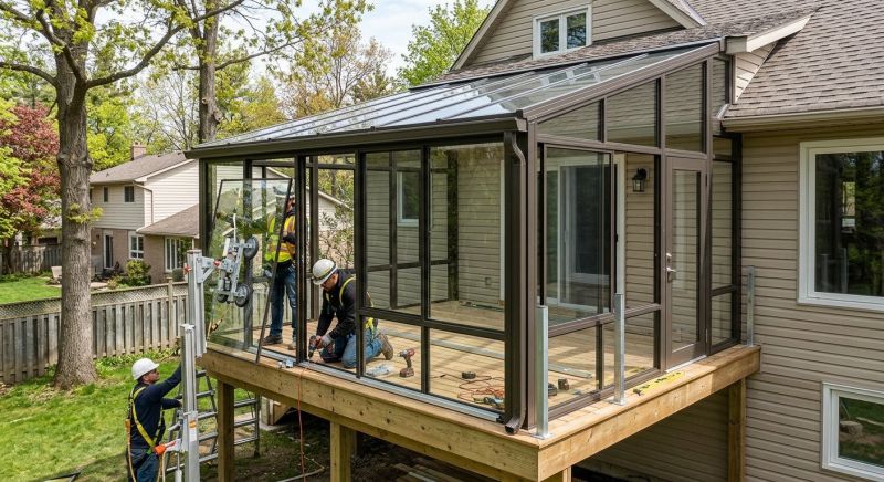 Enclosed Deck Installation in Charlotte, NC