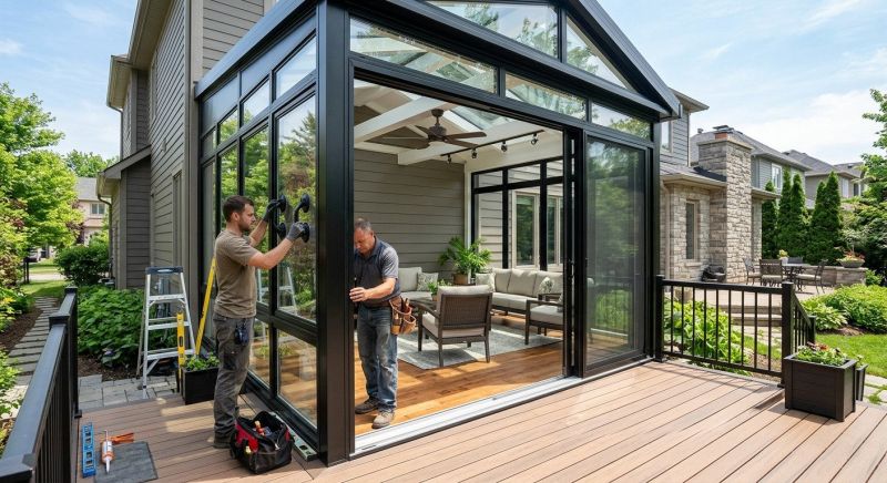 Four Season Room Installation in Asheville, NC