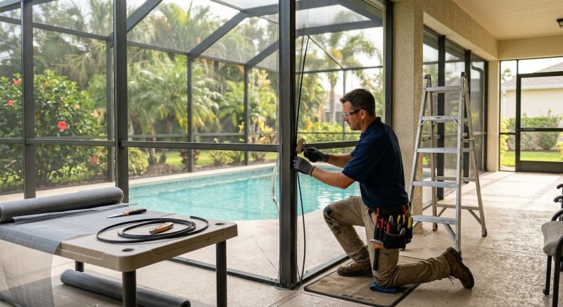 Lanai Enclosure Repair in Dallas, TX