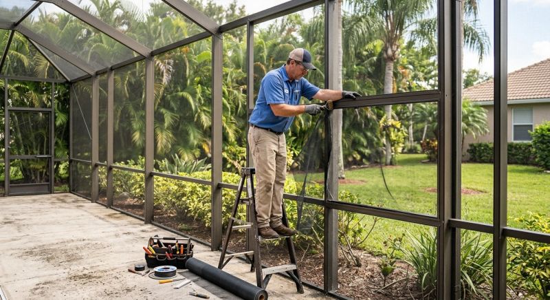 Lanai Enclosure Repair in Dallas, TX