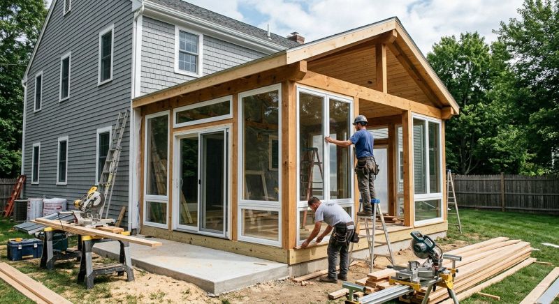 Porch Enclosure Installation in Seattle, WA