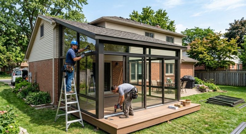 Sunroom Addition Construction in Boulder, CO